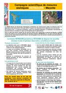 La campagne scientifique de mesures sismiques REFMAORE - Mayotte