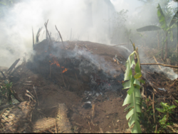 Opération de destruction de charbonnière illégale au lieu-dit « Mlima Mahojani »