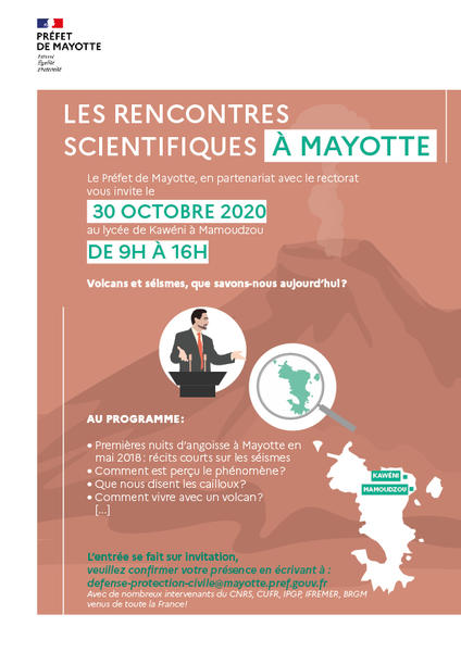 Invitation aux rencontres scientifiques à Mayotte