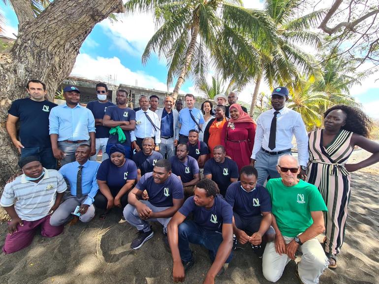 Pacte de sauvegarde des tortues – rencontre du Préfet de Mayotte avec les équipes des Naturalistes 